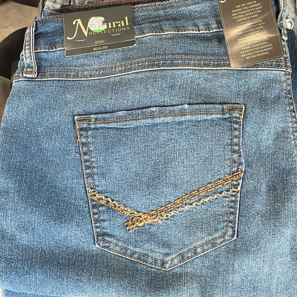 High Ride Slim Leg Jeans